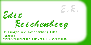 edit reichenberg business card